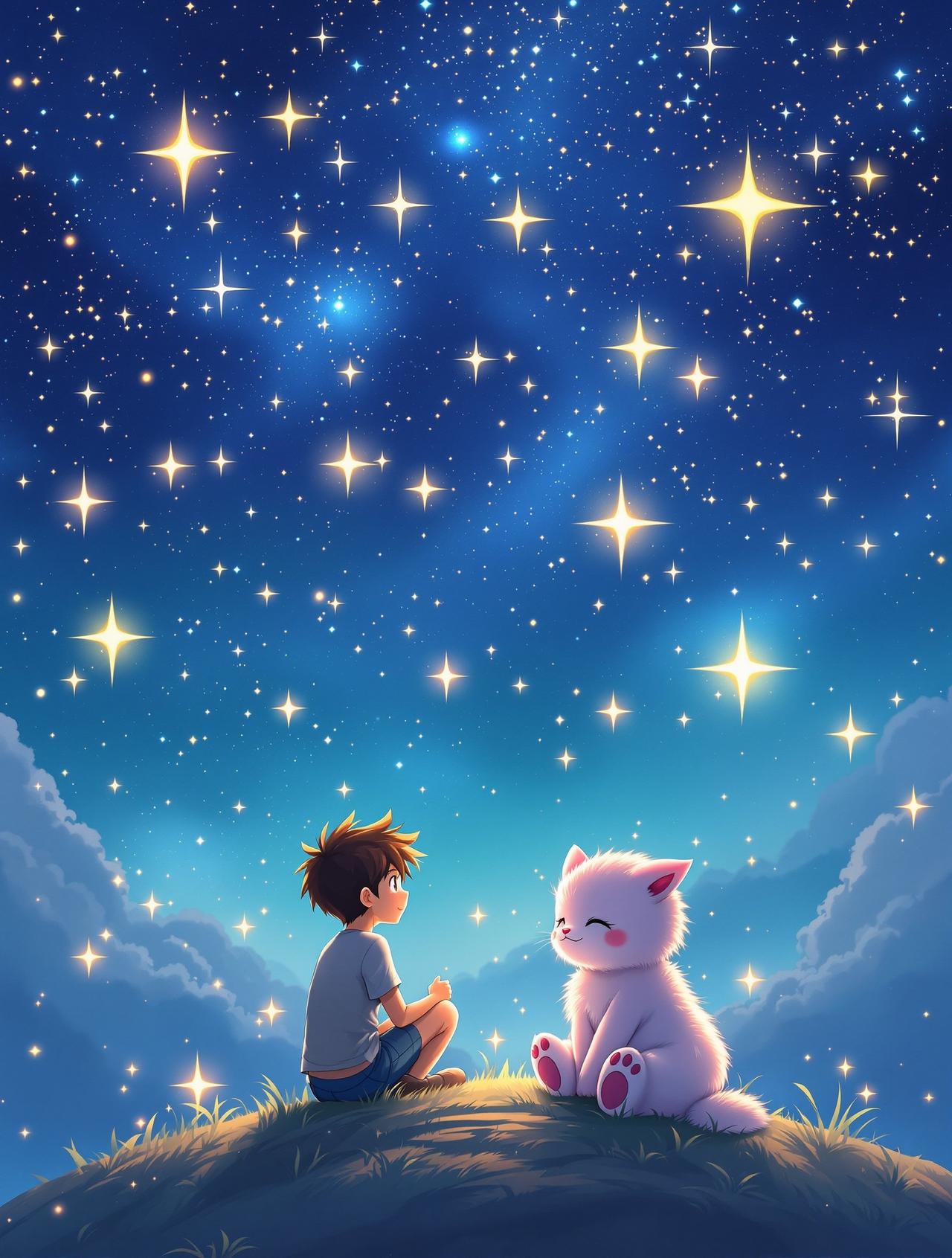 星空下的愿望 - 黄豆漫剧动漫短剧